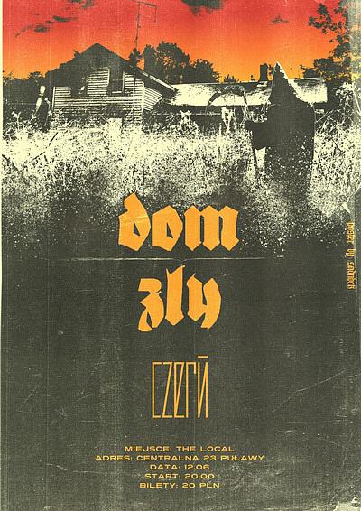 Plakat - Dom Zły, Czerń