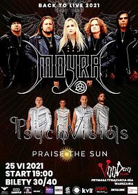 Plakat - Moyra, Psycho Visions, Praise the Sun