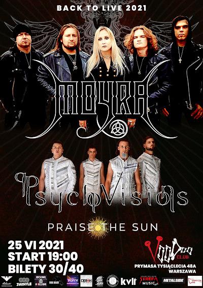 Plakat - Moyra, Psycho Visions, Praise the Sun