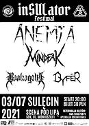 Koncert Anemja, Mindfak, Baalzagoth, Dyfer