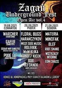 Plakat - Żagań Underground Fest vol. 4