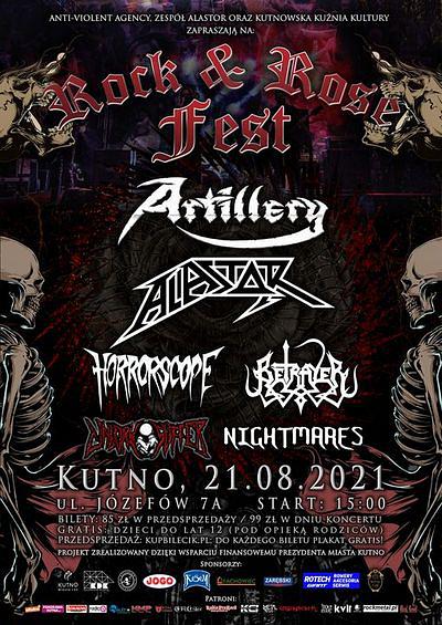 Plakat - Artillery, Alastor, Betrayer, Horrorscope