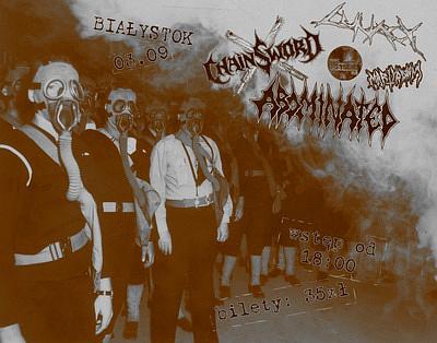 Plakat - Abominated, Chainsword, Martyrdoom