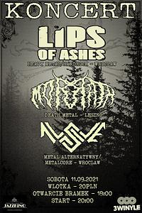 Plakat - Lips of Ashes, Morrath, Avasive