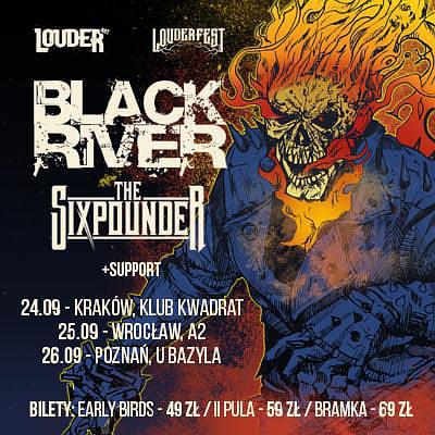 Plakat - Black River, The Sixpounder, Deadpoint