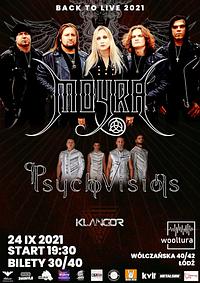 Plakat - Moyra, Psycho Visions, Klangor