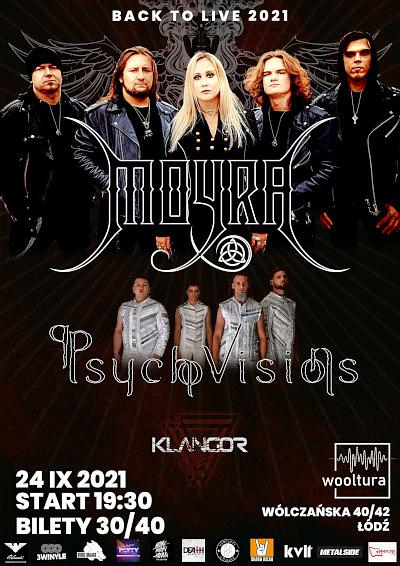 Plakat - Moyra, Psycho Visions, Klangor