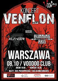 Plakat - Venflon, Klangor, Running Red