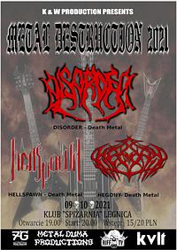 Plakat - Disorder, Hellspawn, Hegony