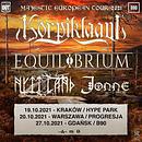 Koncert Korpiklaani, Equilibrium, Nytt Land, Jonne