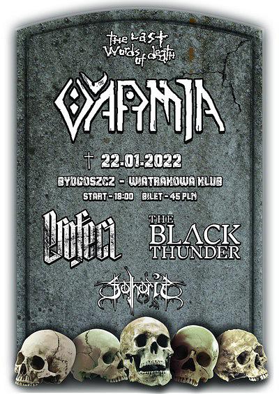 Plakat - Varmia, Profeci, Sothoris, The Black Thunder