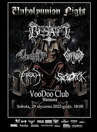 Plakat - Besatt, Proch, Chanid, Coffinwood