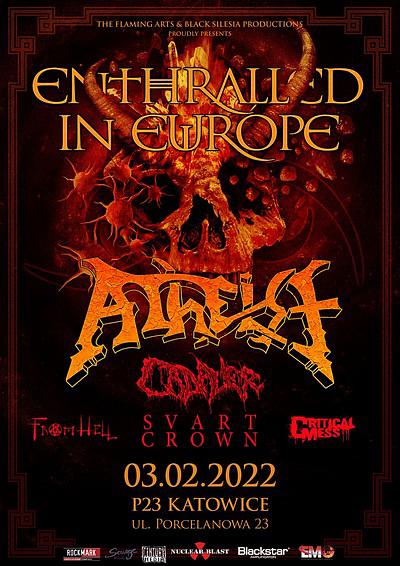 Plakat - Atheist, Cadaver, Svart Crown, From Hell