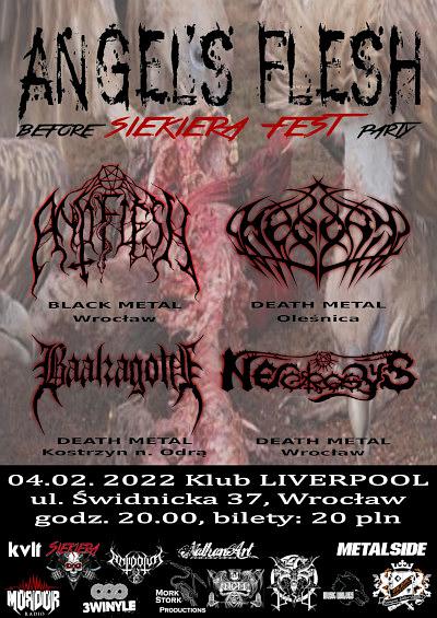 Plakat - Antiflesh, Hegony, Necrosys