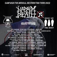 Plakat - Napalm Death, Doom, Siberian Meat Grinder