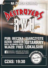 Plakat - Destroyers, BWH