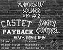 Koncert Castet, Sanity Control, Payback, Walk Don't Run