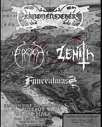 Plakat - Kanonenfieber, Proch, Zenith, Funeral Mass