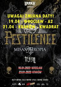 Plakat - Pestilence, Misanthropia, Truism