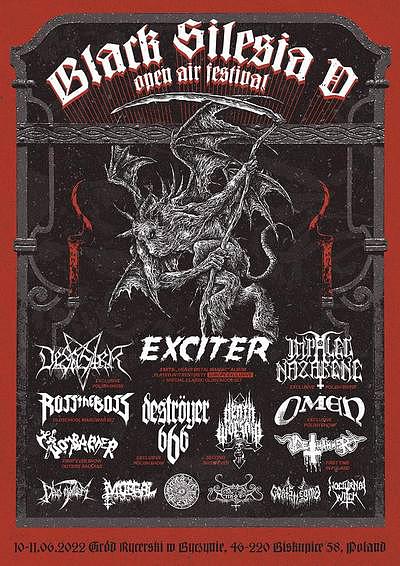 Plakat - Exciter, Destroyer 666, Omen, Death Worship