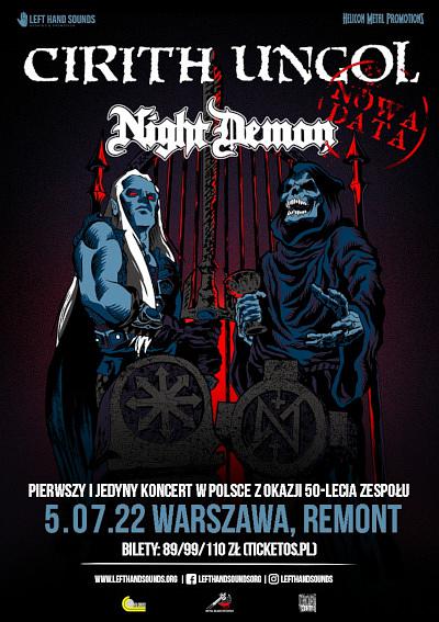 Plakat - Cirith Ungol, Night Demon