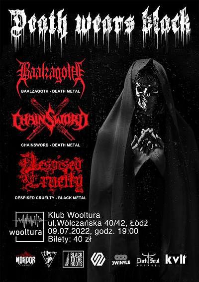 Plakat - Baalzagoth, Chainsword, Despised Cruelty