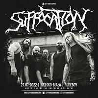 Plakat - Suffocation, Old Skull, Obsidian Mantra