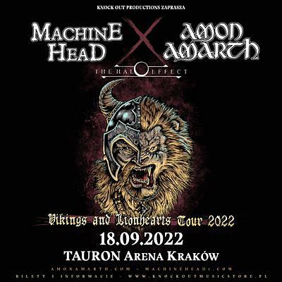 Plakat - Machine Head, Amon Amarth, The Halo Effect