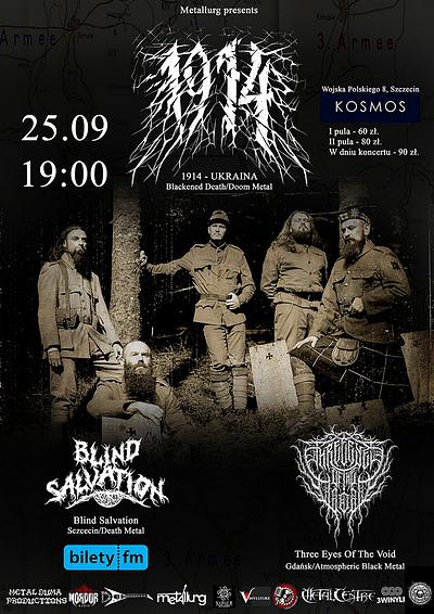 Plakat - 1914, Blind Salvation, Three Eyes of the Void