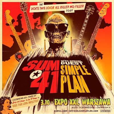 Plakat - Sum 41, Simple Plan