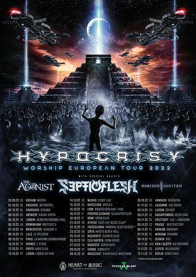 Plakat - Hypocrisy, Septicflesh, The Agonist