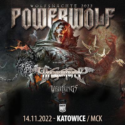 Plakat - Powerwolf, Dragonforce, Warkings