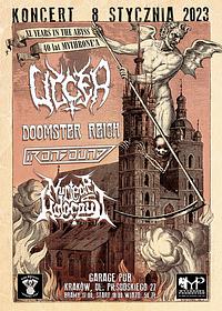 Plakat - Ulcer, Doomster Reich, Ironbound