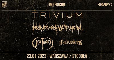 Plakat - Trivium, Heaven Shall Burn, Obituary