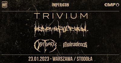 Plakat - Trivium, Heaven Shall Burn, Obituary