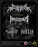 Koncert Azarath, Insidius, Warfist, Hektik