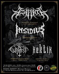 Plakat - Azarath, Insidius, Warfist, Hektik