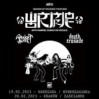 Plakat - Wormrot, Straight Hate, Death Crusade