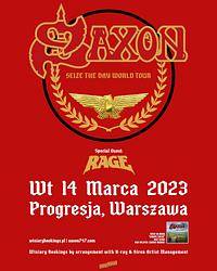 Plakat - Saxon, Rage