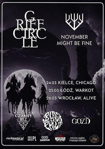 Plakat - Grief Circle, November Might Be Fine