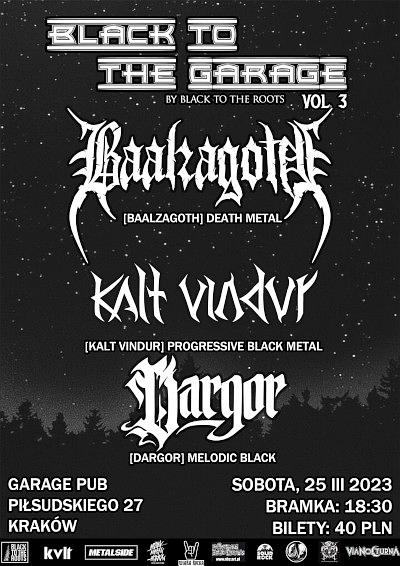 Plakat - Baalzagoth, Kalt Vindur, Dargor