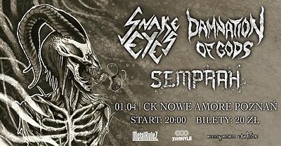 Plakat - Snake Eyes, Semprah, Damnation of Gods