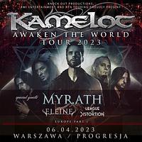 Plakat - Kamelot, Myrath, Eleine, League of Distortion