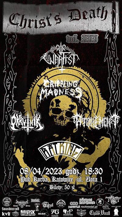 Plakat - Warfist, Crippling Madness, Okrutnik