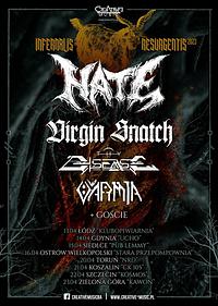 Plakat - Hate, Virgin Snatch, Thy Disease