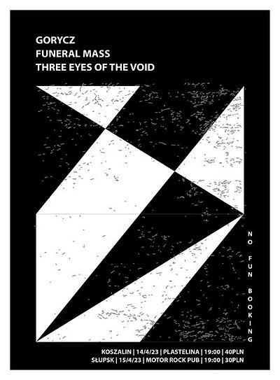 Plakat - Gorycz, Funeral Mass, Three Eyes of the Void