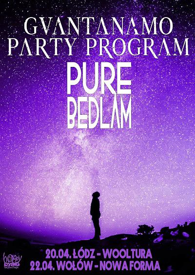 Plakat - Guantanamo Party Program, Pure Bedlam