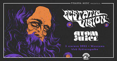 Plakat - Ecstatic Vision, Atom Juice