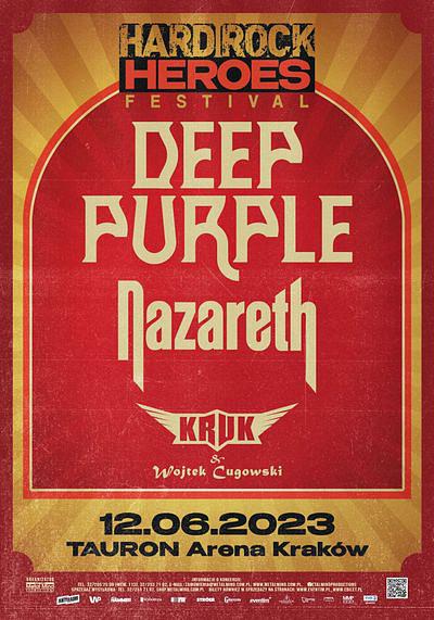 Plakat - Deep Purple, Nazareth, Jorn, Kruk & Wojtek Cugowski