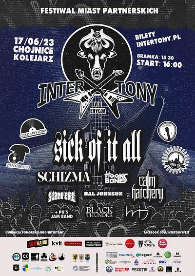 Plakat - Sick Of It All, Schizma, Hooks & Bones